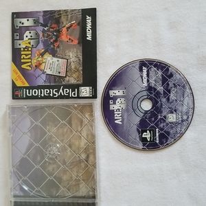 PS1 Sony Playstation Area 51 Video Game